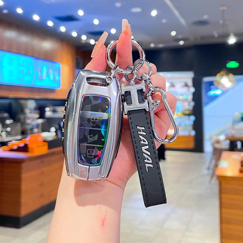 Совместимая металлическая пряжка, чехол для ключа для Great Wall Haval: H2S, M6, F5, F7X, Большой Пес, Божественный Зверь, Яростный Дракон, Дракон Макс, Сова