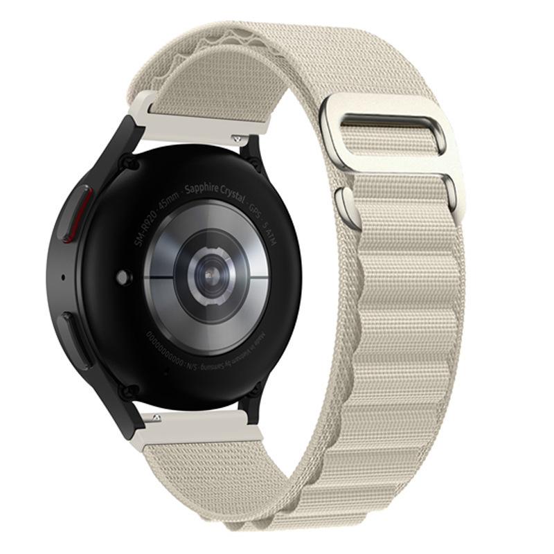 Совместим с Huawei GT6/5/4 Pro и Samsung Watch7/6, Универсальный альпийский нейлоновый ремешок-петля 22 мм.