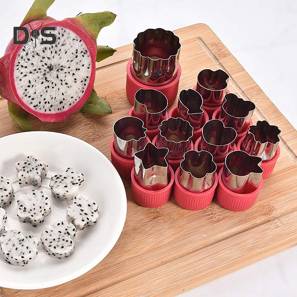 SW 12 шт./компл. кухонный инструмент, резак, форма для резки торта, овощей, фруктов, набор для резки «сделай сам»