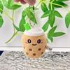 Milk Tea Cup Plush Toy Design And Comfortable Pp Cotton Decoration Ornaments