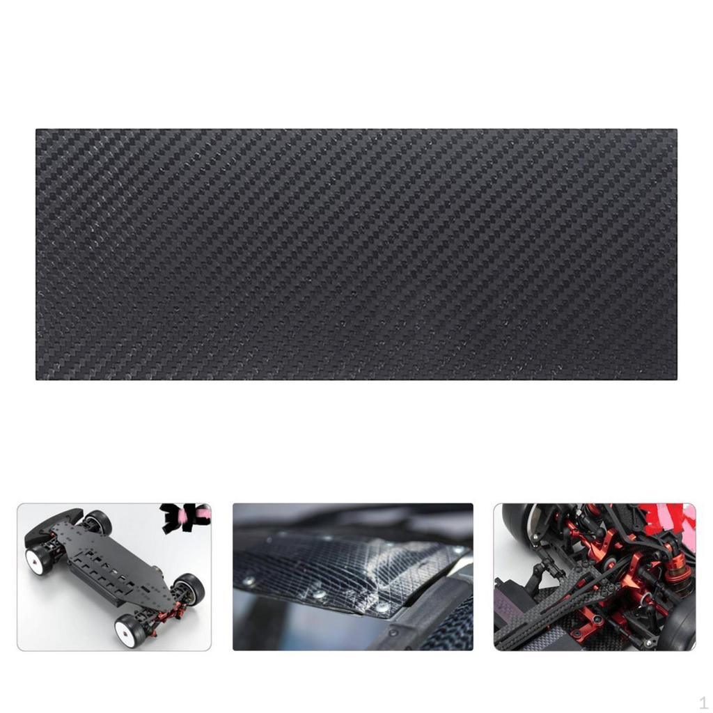 200x250mm 3 Sheet Shock Resistance Matte Surface Carbon Fiber Board Weave Panel for DIY
