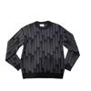 Vintage Striped Knit Sweater Women Casual Warm Thick Crewneck Pullover