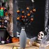 Черные Хэллоуин Декорации DIY Аксессуары Цветочные Стебли Ветки Настольное Украшение Реквизит Искусственная Тыква Кленовые Ветки