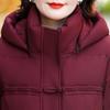 Winter Down Jacket for Women Parkas Hooded Plus Size Elegant Thick Warm Down Coat Woman Outerwears