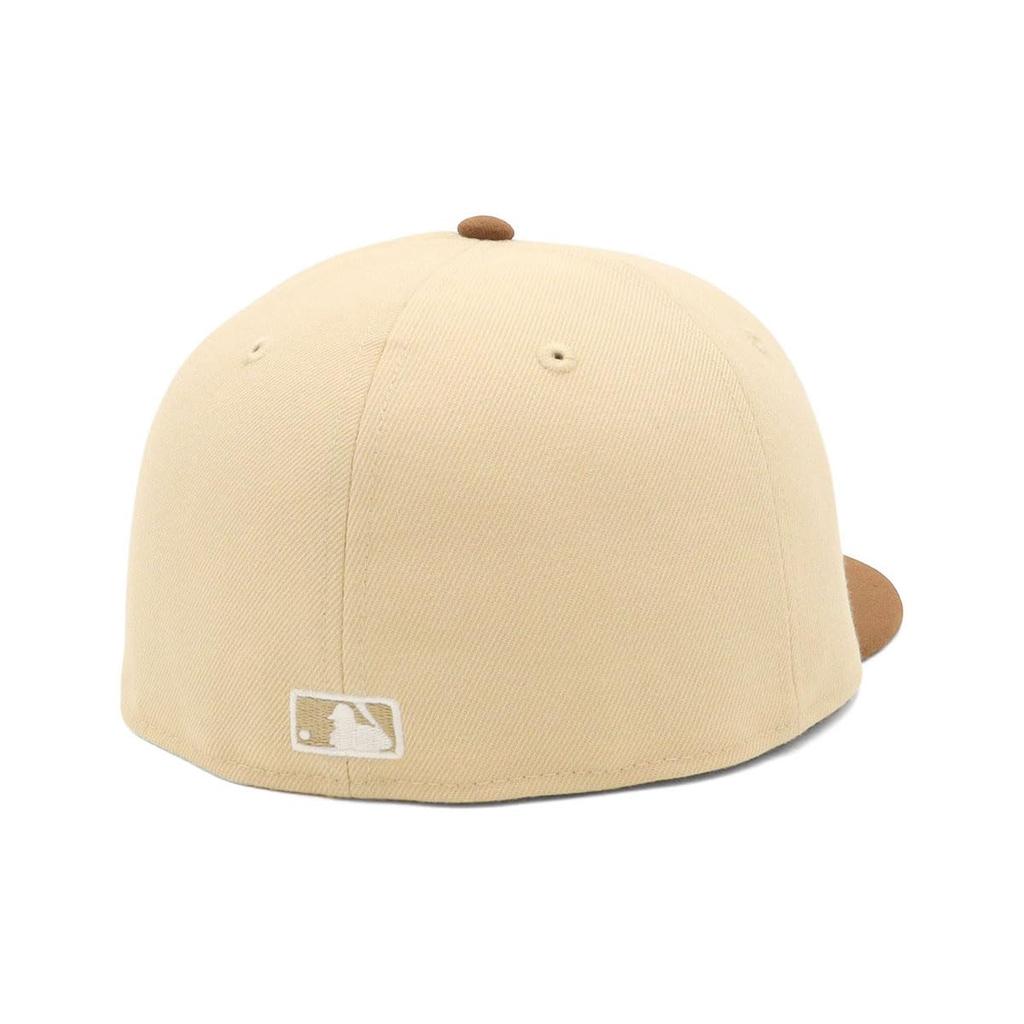 NEW ERA Cap 59FIFTY MLB NY Oat Milk 7 5950 NEYYAN MOCHA MOUSSE MULTI 2-Tone 3/8
