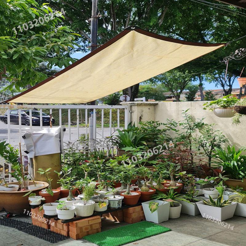 7 Colors Outdoor Garden Camping Hiking Tent Sunshade Net High Density Polyethylene Gardening Sunshade Cloth Sunscreen Net