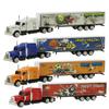 1 Pc Sliding Alloy Truck Model Diecast Car Toy Container Oil Truck Tank Multi-color Vehicles Toys Birthday Gift for Children