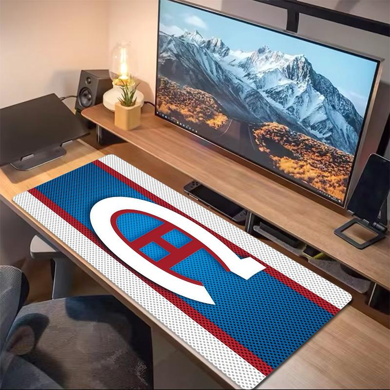 Montreal Canadiens Print Cushion Non-slip Laptop Tablet Big Mousepad XXL Mat Mini PC Playmat With Lock edge