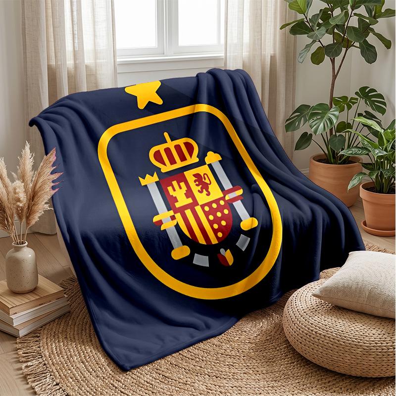 Spain national football team Theme blanket Soft Flannel Fleece Blanket Warm Lightweight Throw Blanket for Home Sofa Bed