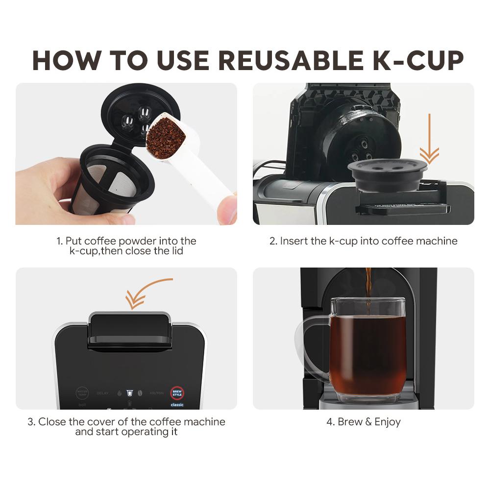 Кофейные аксессуары инструменты 3/4 шт. наборы посуды для бариста портативный многоразовый чайник бутылка стеклянный фильтр для кофейных зерен эспрессо