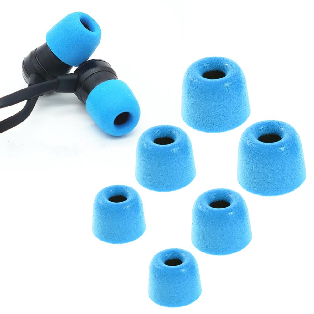 3 Pairs New For Earphone Headphones Noise Isolating Memory Foam Ear Pads Ear Tips Eartips