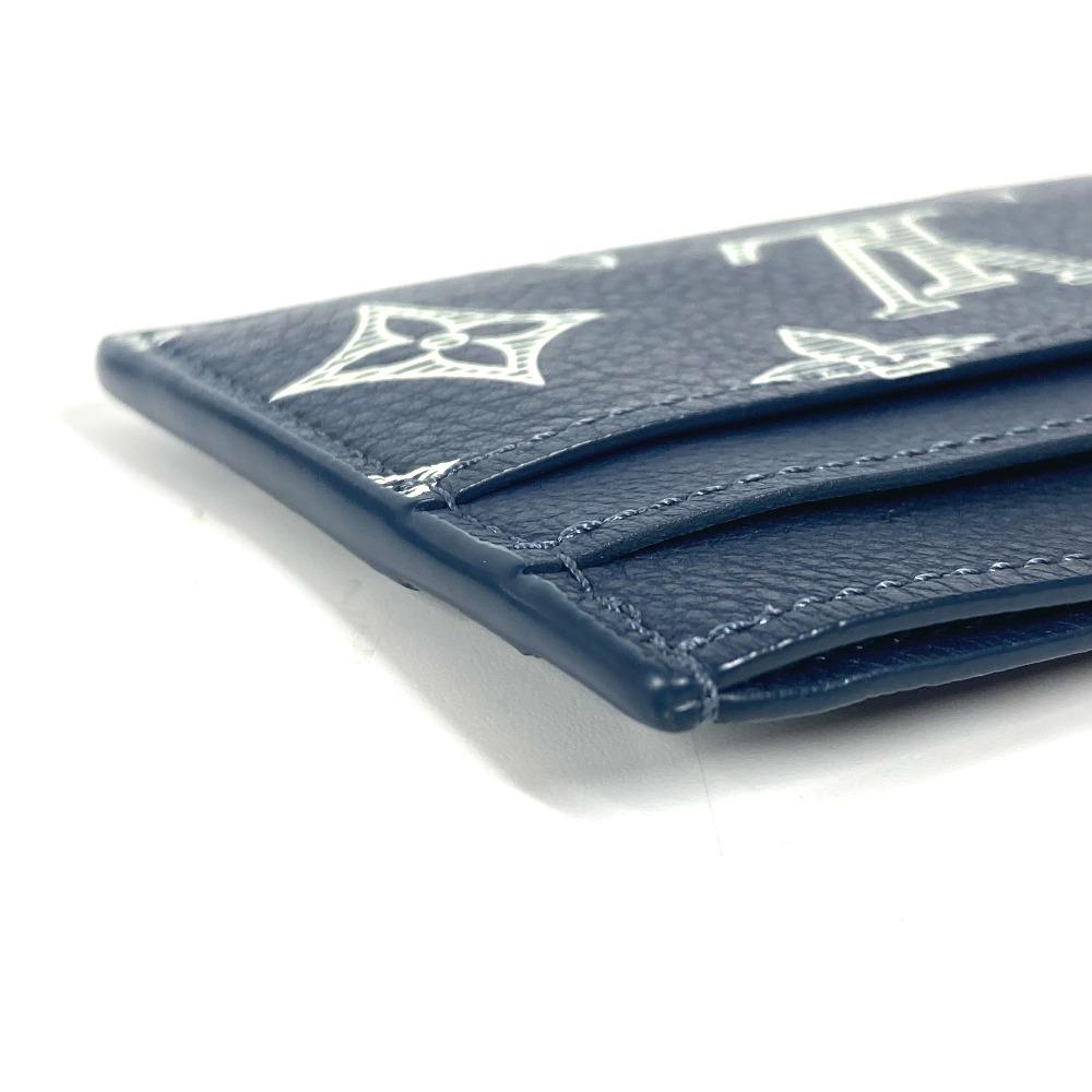 Louis Vuitton M83700  Monogram shadow Porte Cult-Double Card Holder Card Case