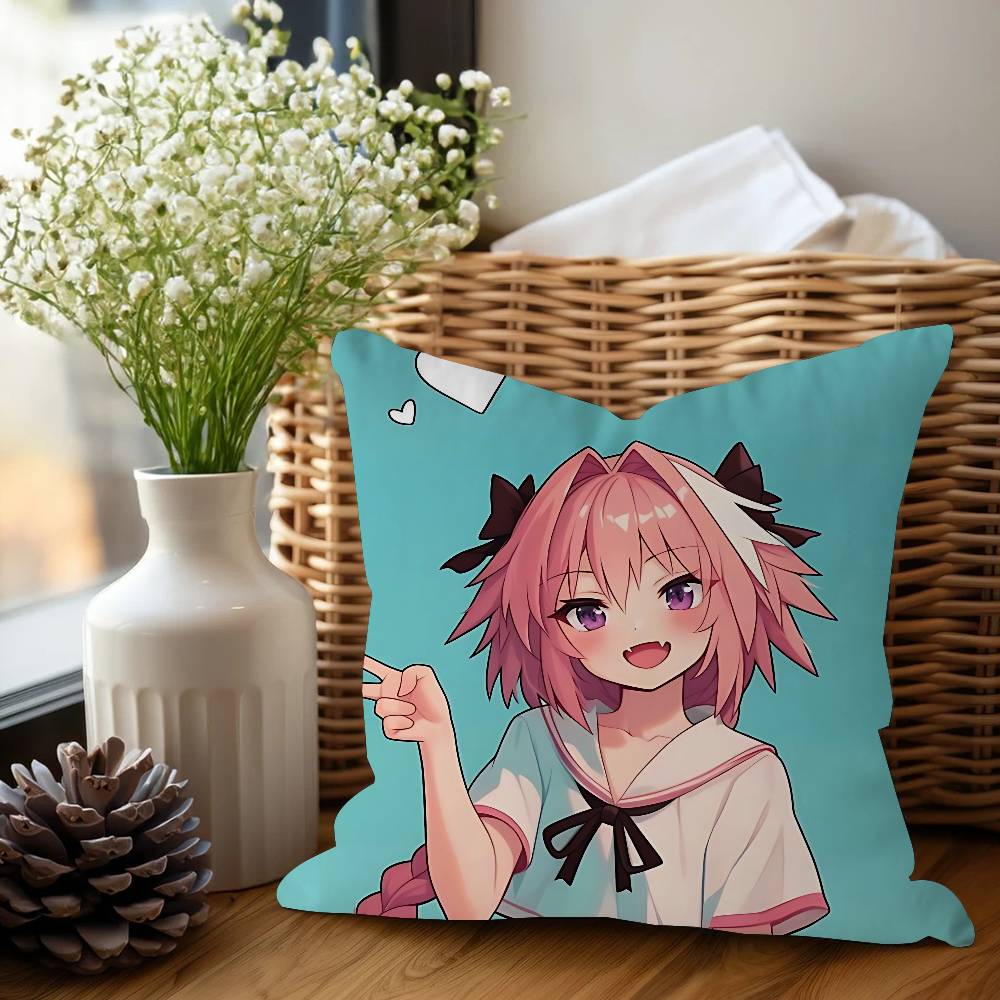 Аниме Fate Apocrypha Астольфо Подушка Подарки Мебель для дома и офиса Спальня Диван Автомобильная наволочка Чехол 45х45см