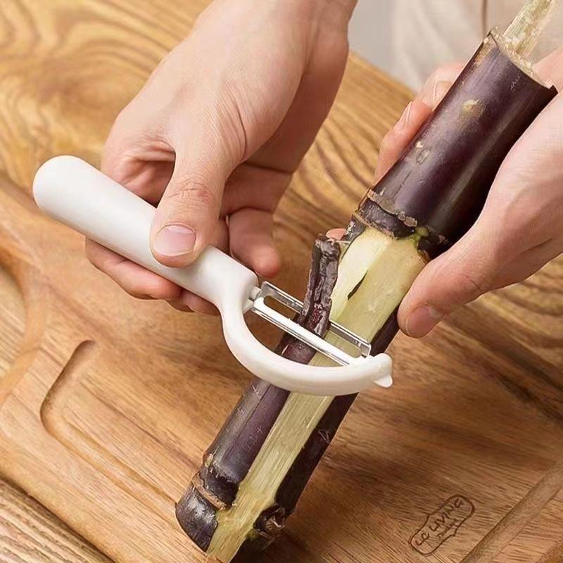Multi-Functional Sugarcane & Vegetable Peeler with Apple Scraper
