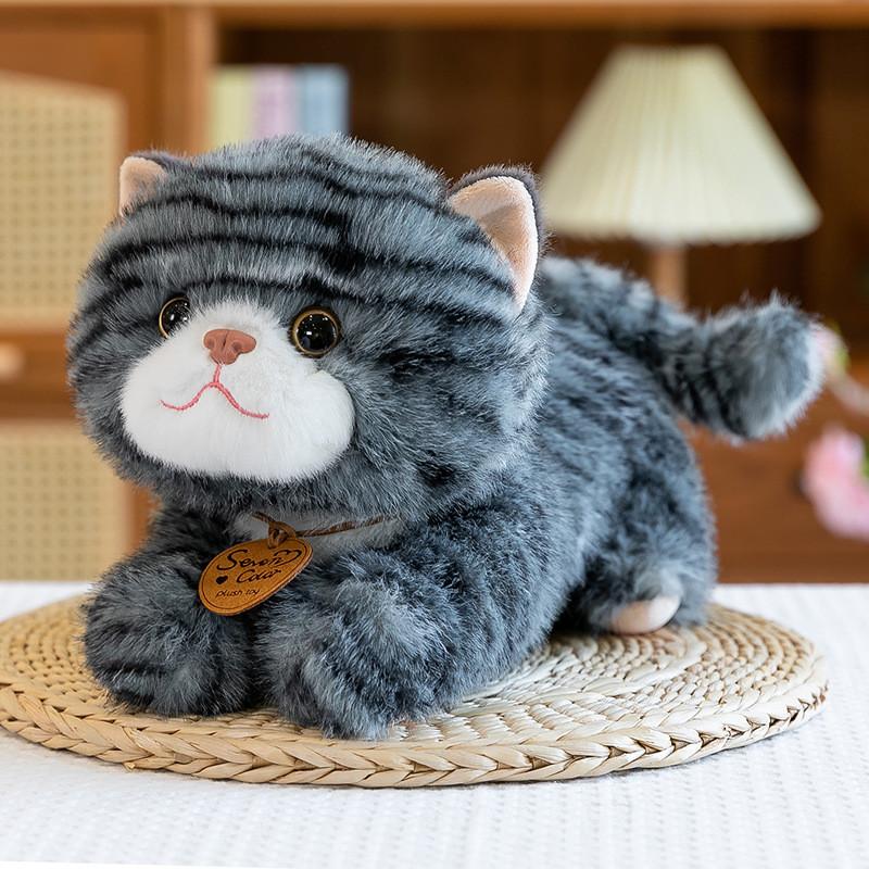 Cute Cat Plush Toys Cartoon Girl Children Bedroom Decoration Dolls Presents