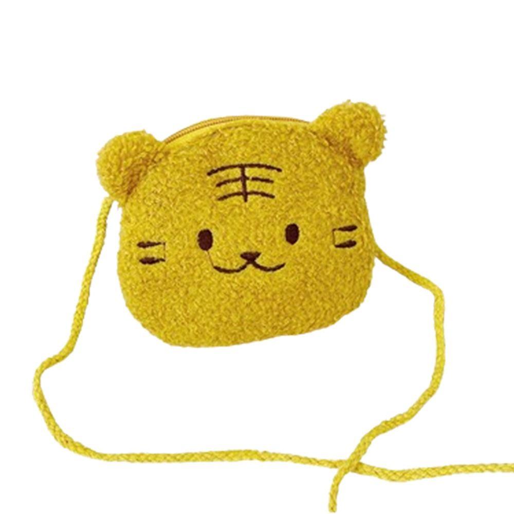 Милая мультяшная сумка с медведем, плюшевые кавайные кошельки для монет, легкие плюшевые сумки через плечо для детей