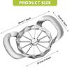 Fruit Cutter, 12-Blade Extra Large Apple Corer,Easy to Use, Time-Saving, Heavy Duty Stainless Steel Apple Slicer And Divider