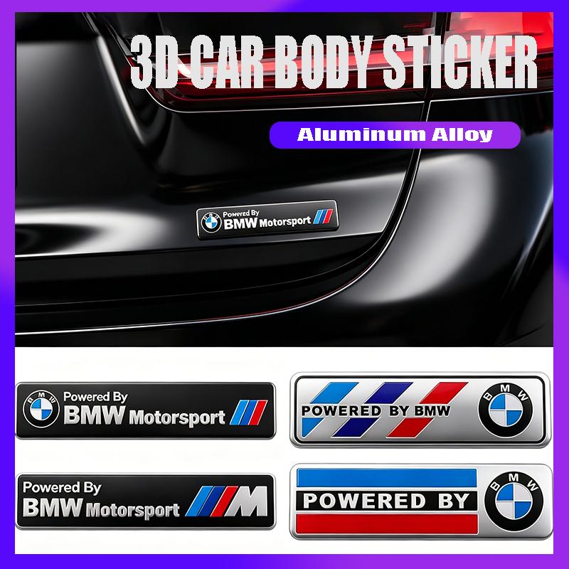 1pcs 3D Metal Car Body Trunk Decal Stickers Accessories For BMW X1 X2 X3 X5 X4 X6 X7 iX3 F20 F10 F07 E70 E46 E90 E92 E60 E39 VT1