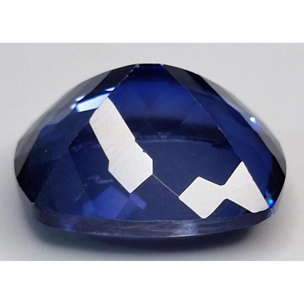 Cushion Cut Natural Blue Tanzanite 26-28 Ct Beautiful Certified Loose Gemstone