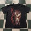 Korn Follow The Leader Хлопковая Футболка с Принтом Двусторонняя Футболка Метал-Группы Унисекс и Унисекс Оверсайз Парные Футболки Топы