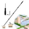 Manual Crevice Weeding Brush Cleaning Tool for Pavers Decks Patios