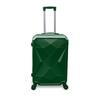 Чемодан среднего размера Diamond ABS зеленый 16612