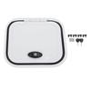 RV Storage Hatch Door with Lock 13.66x11.61 Inch Surface Mount Aluminum Alloy Square RV Baggage Door for Motor Home