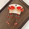 Cute Children's New Year Hairpin Hanfu Headwear Ancient Style Hair Clip  Girls