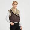 European and American ins suede lamb wool locomotive vest with autumn and winter new loose casual fleece zipper jacket