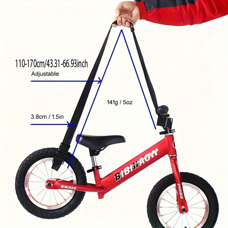 Черный Регулируемый Складной Велосипедный Плечевой Ремень для Снижения Нагрузки Плечевой Ремень для Самоката Пляжное Кресло Хранение Переноска