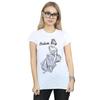 Disney Womens/Ladies Cinderella Slipper Sketch Cotton T-Shirt