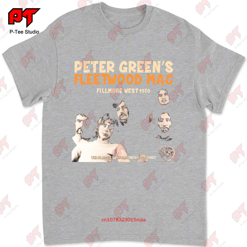 Retro Fleetwood Mac Gig T Shirt 9B1Y