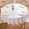 Chang Baosen Solid Round Waterproof & Oil-Proof Tablecloth
