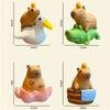 Micro Landscape Simulation Capibara Model Figure Capybara Animals Figures  Kid Toy