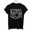Kings Of Leon Printed Black Tees Cheap Short Sleeved Harajuku Black Unisex T-shirts