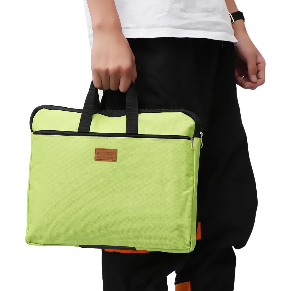 Business Documents A4 Size Waterproof Big Capacity Handbag File Folder Double Layers Files Bag