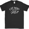 Cat Hair Is My Glitter T-Shirt Funny Kitten Animal Pet Humor Gift Tee