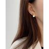 Classic Simple Textured Luxury Pearl Earrings (8174029)