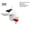 Cute Goat Gift for Gardeners Sheep Head Squirrel Feeder, Weather Resist Outside Hanging Ornament Small Pet Feeding Supplies with Rope, Wildlife