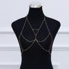 Beach Casual Body Wear Chain Necklace Necklace Diamond Pendant Tassel Necklace Chest Bracelet