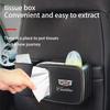 Car interior High-quality car tissue box leather storage box For Cadillac Logo Escalade CTS ATS SRX XTS XT5 STS CT5 CT6 BLS XLR