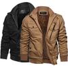 Men Winter Jackets Cargo Jackets Thicker Warm Down Jackets Balck Casual Winter Coats Male Multi-pocket Coats