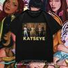Katseye Unisex Shortsleeved Tshirt for Boys and Girls Featuring Kpop Styles Like Megan Daniella Manon Lara Sofia and Yunchae