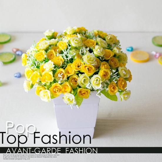 Модная искусственная роза, красивое красочное украшение для дома