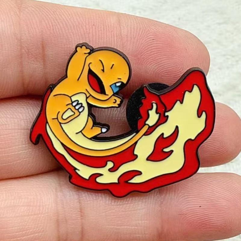 1pc Kawaii Anime Charizard Venusaur Squirtle Lapel Pins Enamel Brooch Cute Badges for Backpacks Jewelry Fans Gifts