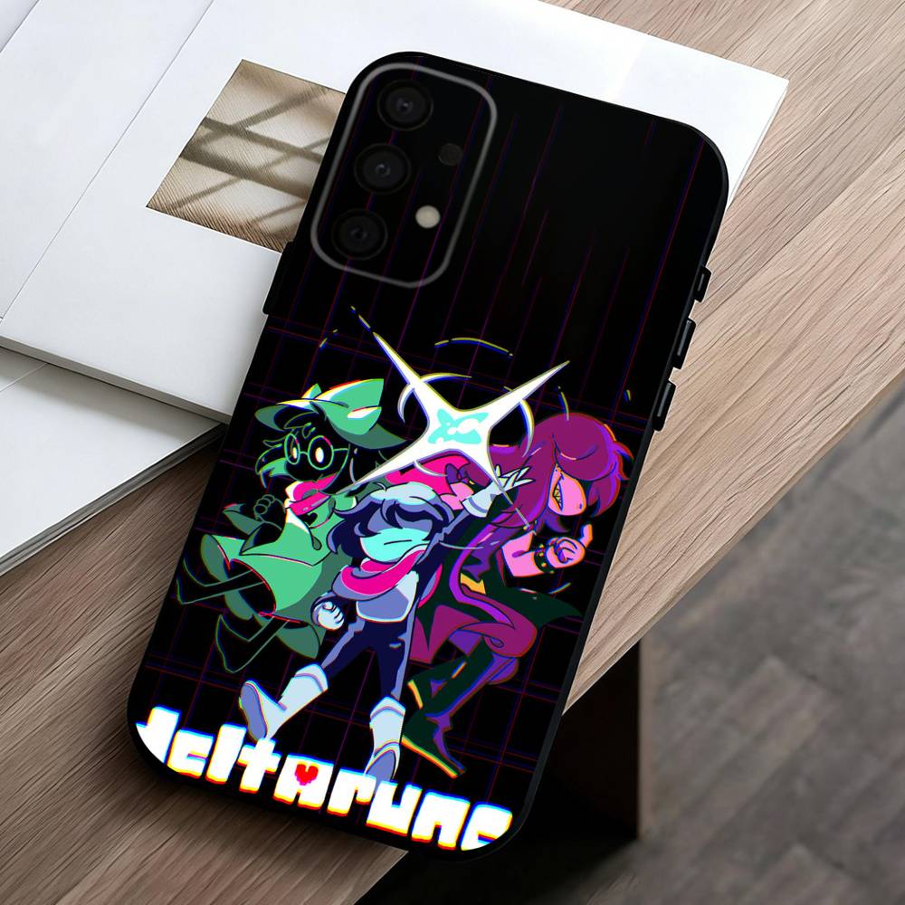 Чехол для телефона D-Deltarune-E для Samsung Galaxy A73, A72, A71, A70, A53, A52, A51, Мягкий силиконовый черный чехол