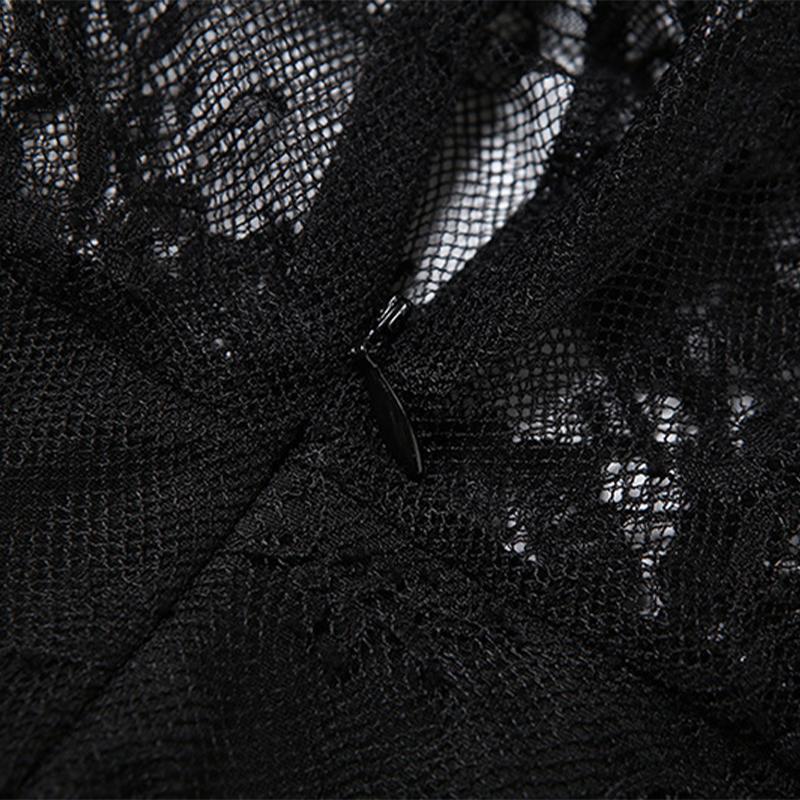 Кружевное сексуальное прозрачное длинное платье женское элегантное ажурное платье с открытой спиной и принтом на высокой талии вечернее платье женское однотонное макси платье