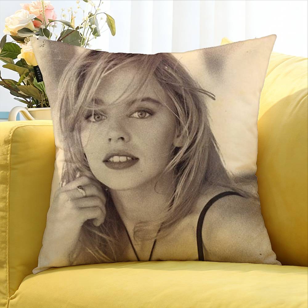 KKylie Minogue Singer World Various Sizes Square Pillow Case For Car Home Bedchamber Decor
