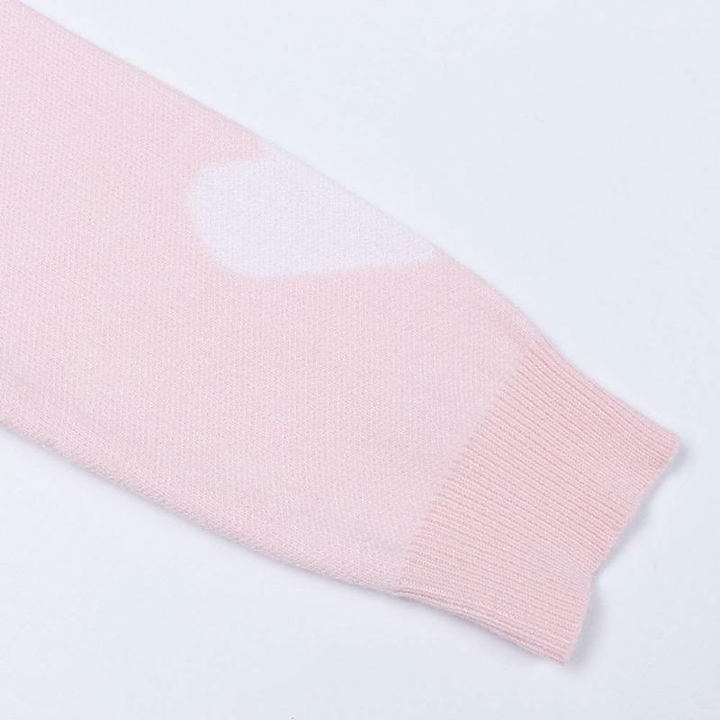 Women's Autumn and Winter Loose Love Crewneck Pullover Knit Sweater