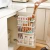Kitchen Cabinet Door Storage Wonder: Perforated Board Shelf Plastic Wall-mounted Storage Without Drilling